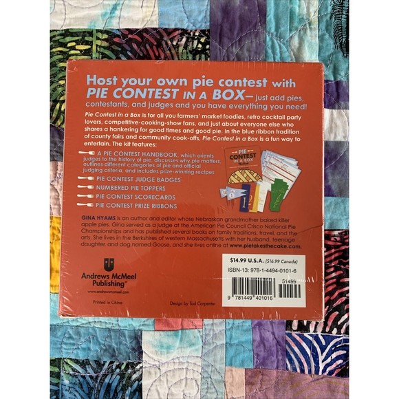 Pie Contest In A Box Everything You Need To Host A Pie Contest  - NEW Sealed - Picture 2 of 2